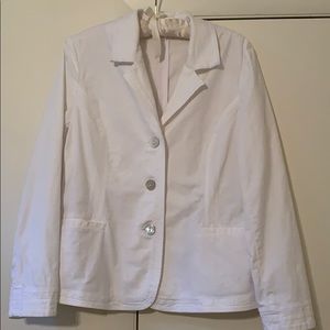 Beautiful white JJill blazer